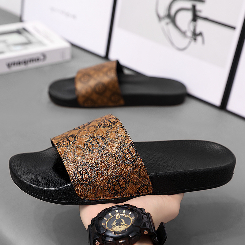 Jinjiang Factory 2025 Papuci de vară și toamnă europeni și americani pentru cupluri, sandale pentru exterior, pentru bărbați și femei, acasă, stil K