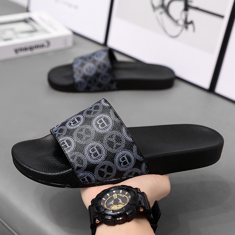 Jinjiang Factory 2025 Papuci de vară și toamnă europeni și americani pentru cupluri, sandale pentru exterior, pentru bărbați și femei, acasă, stil K