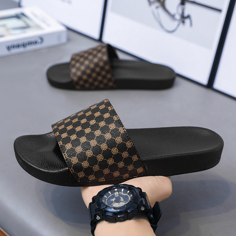 Jinjiang Factory 2025 Papuci de vară și toamnă europeni și americani pentru cupluri, sandale pentru exterior, pentru bărbați și femei, acasă, stil K