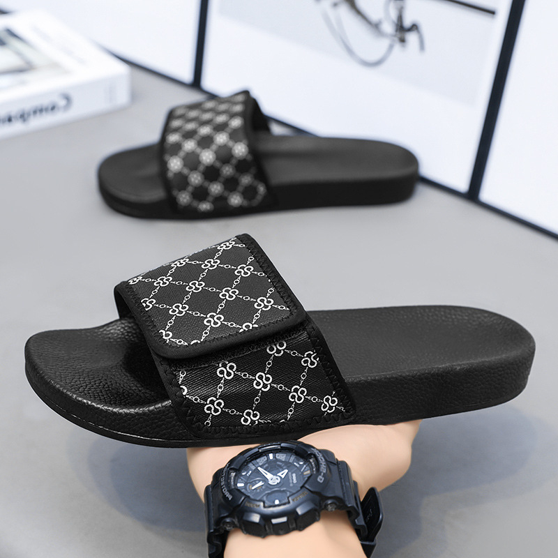 Jinjiang Factory 2025 Papuci de vară și toamnă europeni și americani pentru cupluri, sandale pentru exterior, pentru bărbați și femei, acasă, stil K