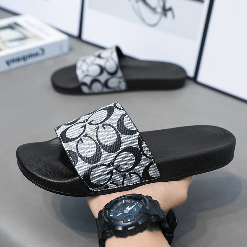 Jinjiang Factory 2025 Papuci de vară și toamnă europeni și americani pentru cupluri, sandale pentru exterior, pentru bărbați și femei, acasă, stil K