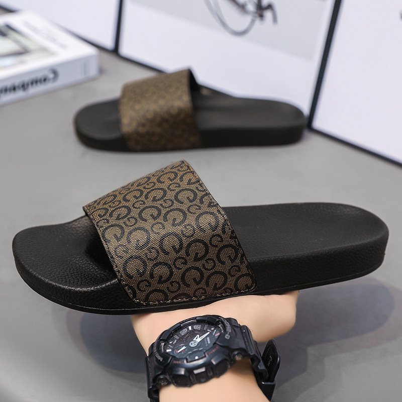 Jinjiang Factory 2025 Papuci de vară și toamnă europeni și americani pentru cupluri, sandale pentru exterior, pentru bărbați și femei, acasă, stil K