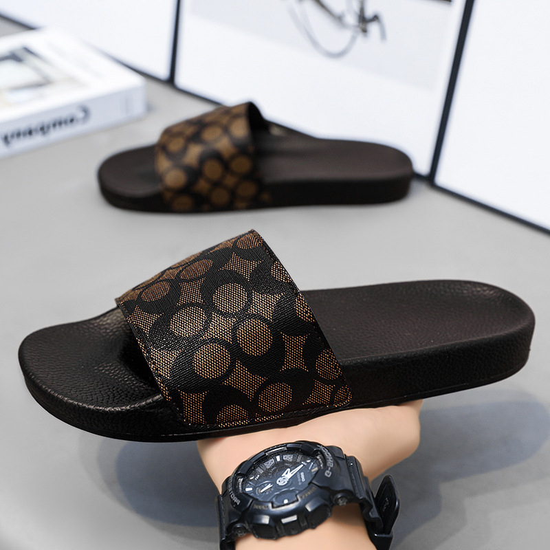 Jinjiang Factory 2025 Papuci de vară și toamnă europeni și americani pentru cupluri, sandale pentru exterior, pentru bărbați și femei, acasă, stil K