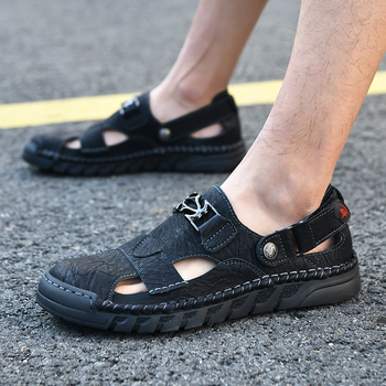 2024 tavaszi és nyári férfi plus size szandálok férfi divatos strandcipők hétköznapi szandálok férfi cipők varrócipők