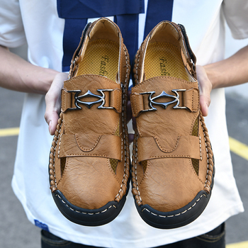 2024 tavaszi és nyári férfi plus size szandálok férfi divatos strandcipők hétköznapi szandálok férfi cipők varrócipők