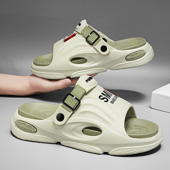 Papuci de vară pentru bărbați, îmbrăcăminte sport pentru șofat, adolescenți, liceeni, plus mărime, sandale de plajă cu dublă utilizare