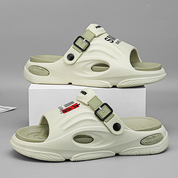 Papuci de vară pentru bărbați, îmbrăcăminte sport pentru șofat, adolescenți, liceeni, plus mărime, sandale de plajă cu dublă utilizare