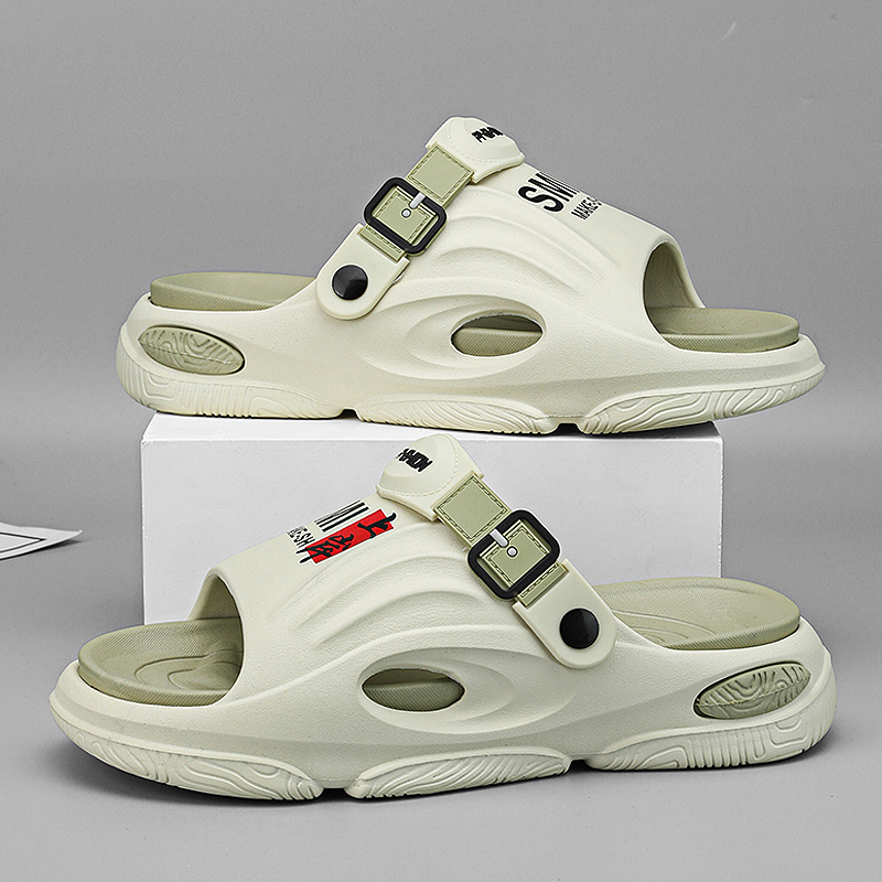 Papuci de vară pentru bărbați, îmbrăcăminte sport pentru șofat, adolescenți, liceeni, plus mărime, sandale de plajă cu dublă utilizare
