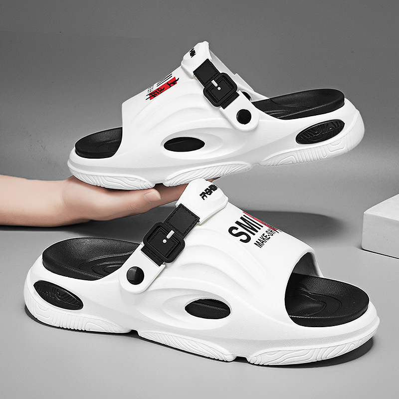 Papuci de vară pentru bărbați, îmbrăcăminte sport pentru șofat, adolescenți, liceeni, plus mărime, sandale de plajă cu dublă utilizare