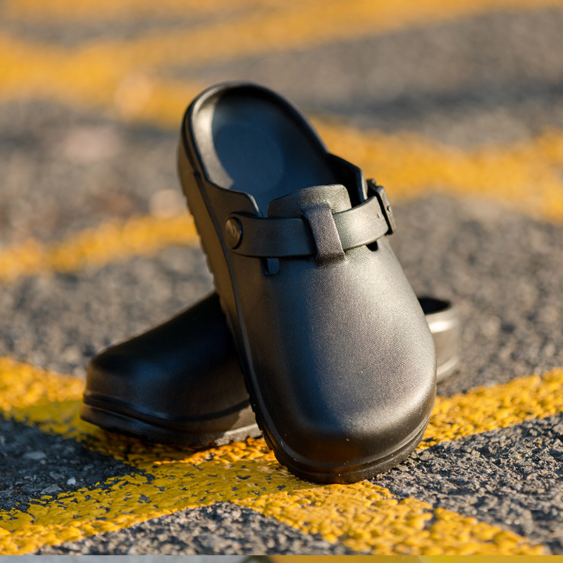 Papuci Baotou en-gros din fabrică, pantofi de laborator pentru femei, pantofi de doctor, pantofi de asistentă medicală, papuci de cuplu transfrontalieri, ușoare, pentru casă, în stoc