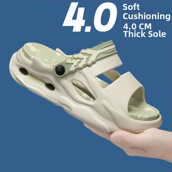 Letné pohodlné sandále pre páry 5.0, módne, plážové, protišmykové, pre väčšie veľkosti