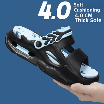 Letné pohodlné sandále pre páry 5.0, módne, plážové, protišmykové, pre väčšie veľkosti