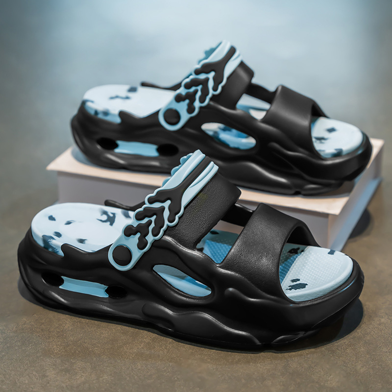 Letné pohodlné sandále pre páry 5.0, módne, plážové, protišmykové, pre väčšie veľkosti