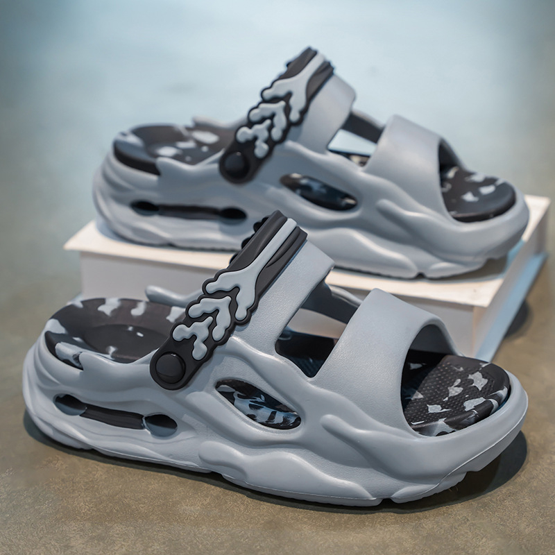 Letné pohodlné sandále pre páry 5.0, módne, plážové, protišmykové, pre väčšie veľkosti