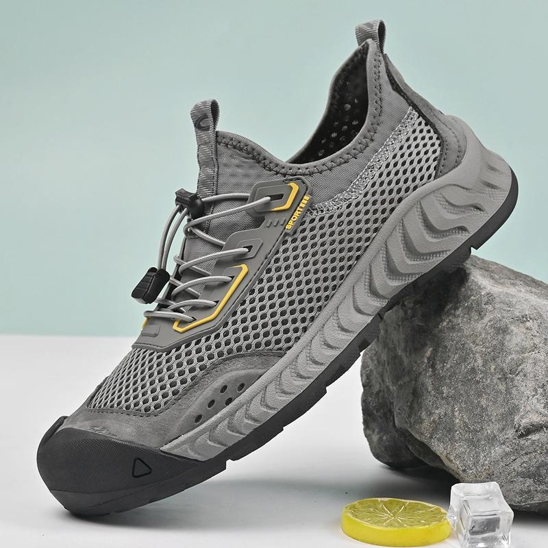 Ανδρικά Παπούτσια German Camel Dynamic 2024 Καλοκαιρινά Νέα Παπούτσια Υπαίθριων Αθλημάτων Casual Mesh Ανδρικά Παπούτσια Hollow Breathable Dad