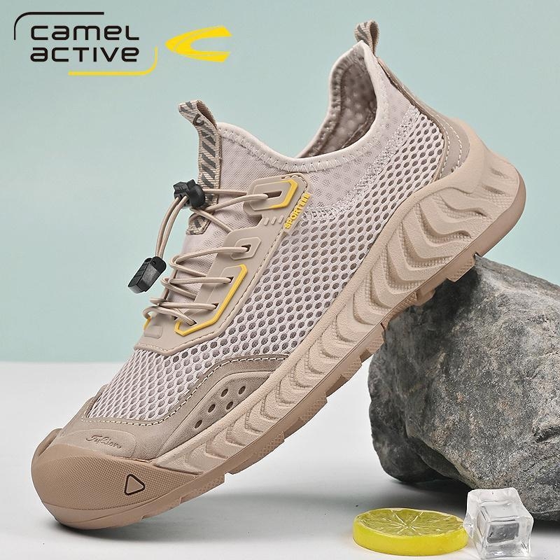 Ανδρικά Παπούτσια German Camel Dynamic 2024 Καλοκαιρινά Νέα Παπούτσια Υπαίθριων Αθλημάτων Casual Mesh Ανδρικά Παπούτσια Hollow Breathable Dad