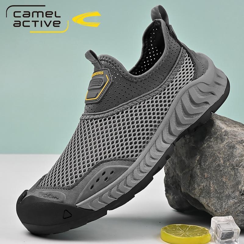 Ανδρικά Παπούτσια German Camel Dynamic 2024 Καλοκαιρινά Νέα Παπούτσια Υπαίθριων Αθλημάτων Casual Mesh Ανδρικά Παπούτσια Hollow Breathable Dad