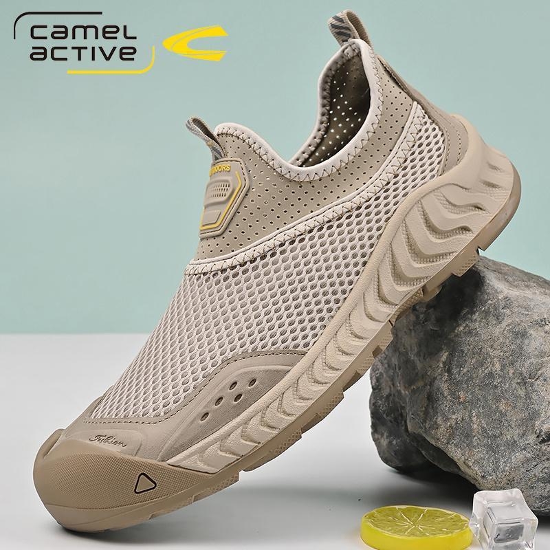 Ανδρικά Παπούτσια German Camel Dynamic 2024 Καλοκαιρινά Νέα Παπούτσια Υπαίθριων Αθλημάτων Casual Mesh Ανδρικά Παπούτσια Hollow Breathable Dad