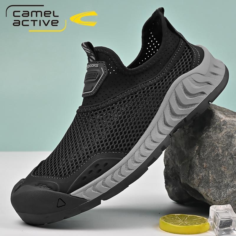 Ανδρικά Παπούτσια German Camel Dynamic 2024 Καλοκαιρινά Νέα Παπούτσια Υπαίθριων Αθλημάτων Casual Mesh Ανδρικά Παπούτσια Hollow Breathable Dad