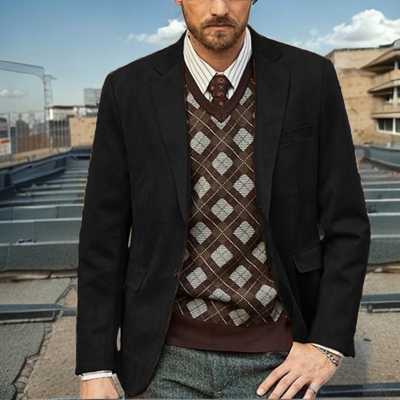 laos Euroopa versioon Uus vabaaja meeste ülikond Amazoni moodne pluss-suuruses jakk Wishi sõltumatust jaamast Jaapanist ja Lõuna-Koreast pärit Euroopa jaamast