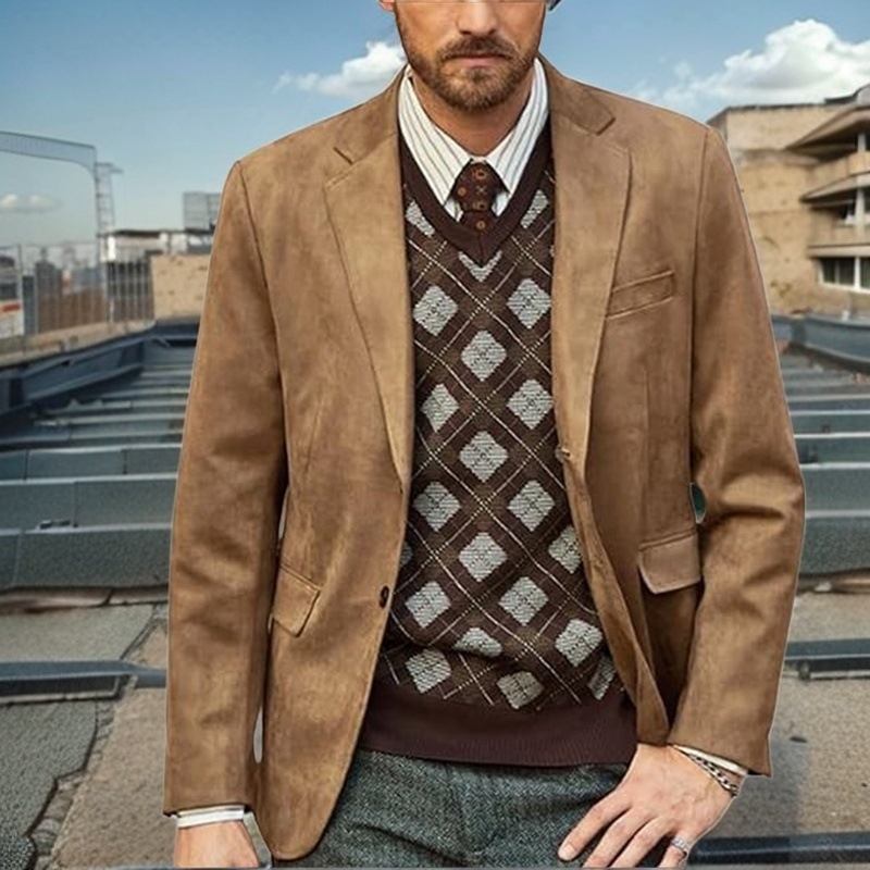 laos Euroopa versioon Uus vabaaja meeste ülikond Amazoni moodne pluss-suuruses jakk Wishi sõltumatust jaamast Jaapanist ja Lõuna-Koreast pärit Euroopa jaamast