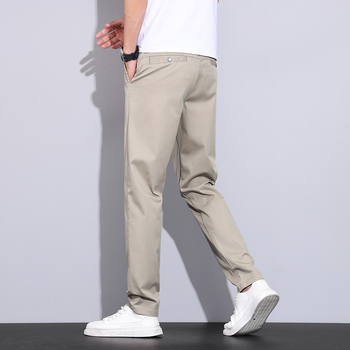 989 189 Letné mládežnícke pánske ležérne nohavice Slim-fit malé rovné nohavice Pánske jarné a jesenné pánske nohavice Westernové nohavice