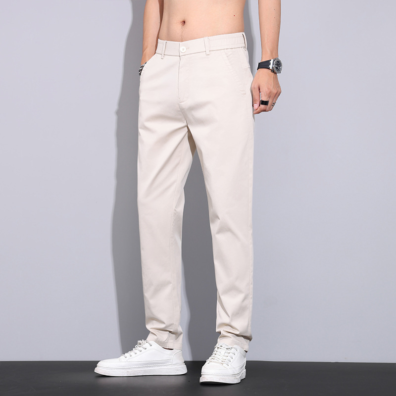 989 189 Letné mládežnícke pánske ležérne nohavice Slim-fit malé rovné nohavice Pánske jarné a jesenné pánske nohavice Westernové nohavice