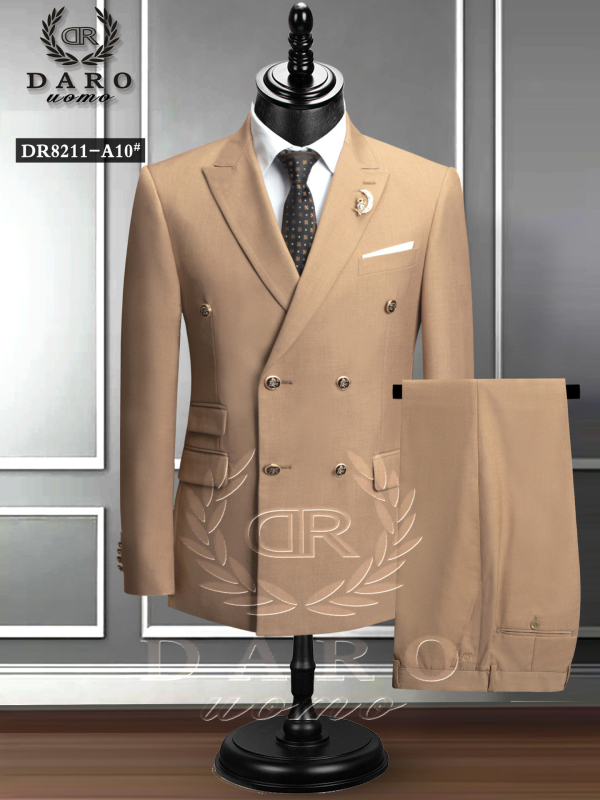 Cezhraničný oblek plus size s dvojitým zapínaním, pánske svadobné šaty, oblek pre svedka, dvojdielny oblek pre zahraničný obchod plus size, Amazon