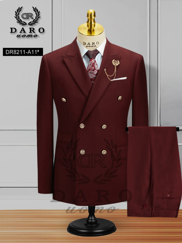 Cezhraničný oblek plus size s dvojitým zapínaním, pánske svadobné šaty, oblek pre svedka, dvojdielny oblek pre zahraničný obchod plus size, Amazon