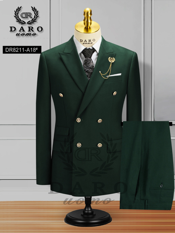 Cezhraničný oblek plus size s dvojitým zapínaním, pánske svadobné šaty, oblek pre svedka, dvojdielny oblek pre zahraničný obchod plus size, Amazon