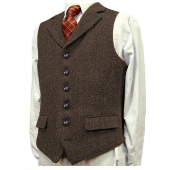 Tarpvalstybinė „Amazon AliExpress“ vyriška liemenė su silkės kaulo formos liemene, vyriška jaunikio vestuvinė suknelė su kostiumu.