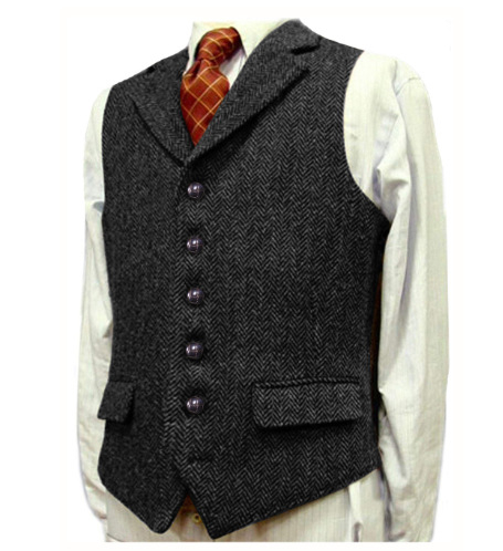 Tarpvalstybinė „Amazon AliExpress“ vyriška liemenė su silkės kaulo formos liemene, vyriška jaunikio vestuvinė suknelė su kostiumu.