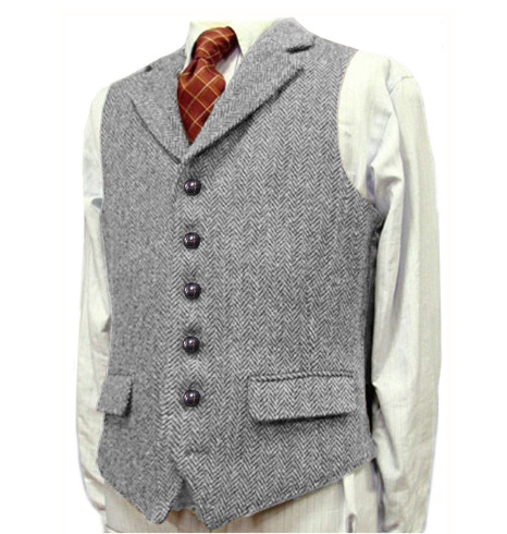 Tarpvalstybinė „Amazon AliExpress“ vyriška liemenė su silkės kaulo formos liemene, vyriška jaunikio vestuvinė suknelė su kostiumu.