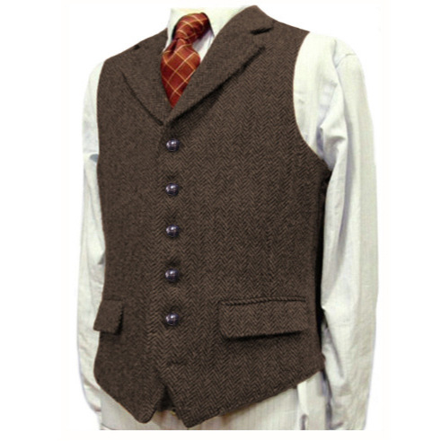 Tarpvalstybinė „Amazon AliExpress“ vyriška liemenė su silkės kaulo formos liemene, vyriška jaunikio vestuvinė suknelė su kostiumu.