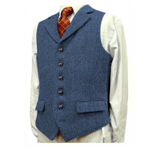 Tarpvalstybinė „Amazon AliExpress“ vyriška liemenė su silkės kaulo formos liemene, vyriška jaunikio vestuvinė suknelė su kostiumu.