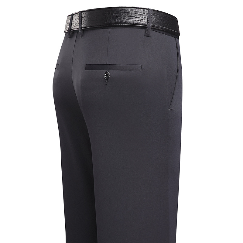 Meeste vabaajapüksid keskealistele ja eakatele, neljas suunas veniv, lahtised sirged jalad, aastaringsed meeste püksid, isapüksid, kõrge elastsus