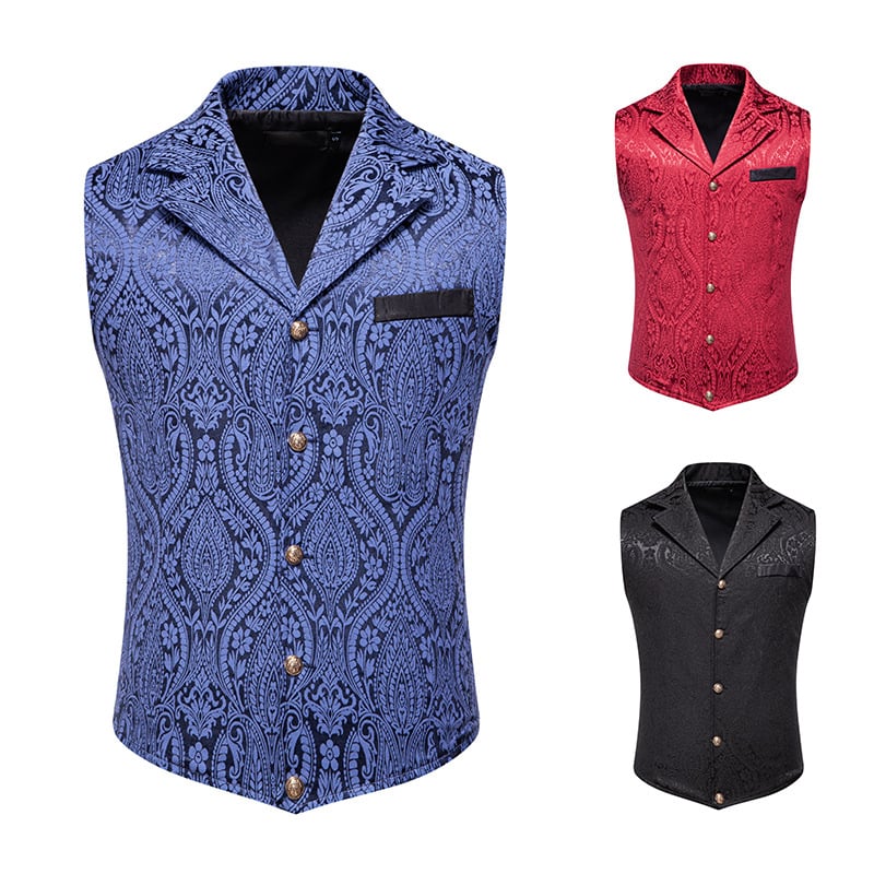 Vestă retro florală medievală europeană Amazon M134