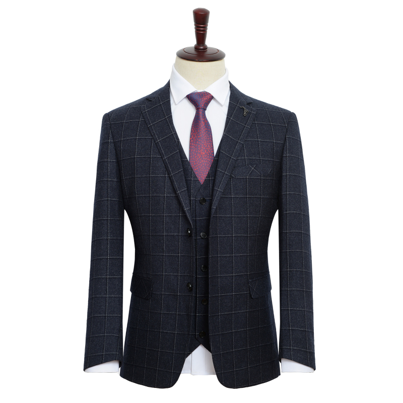 Didelio dydžio vyriškas laisvas rudens ir žiemos vidutinio amžiaus laisvalaikio verslo kostiumas, plius dydžio storas vyras, riebus korėjietiško stiliaus gražus kostiumas