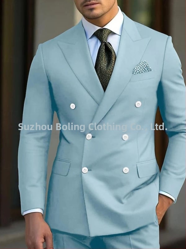 Costum nou Amazon pentru bărbați, costum casual de afaceri, costum pentru bărbați, rochie din două piese, costum de bal pentru cină