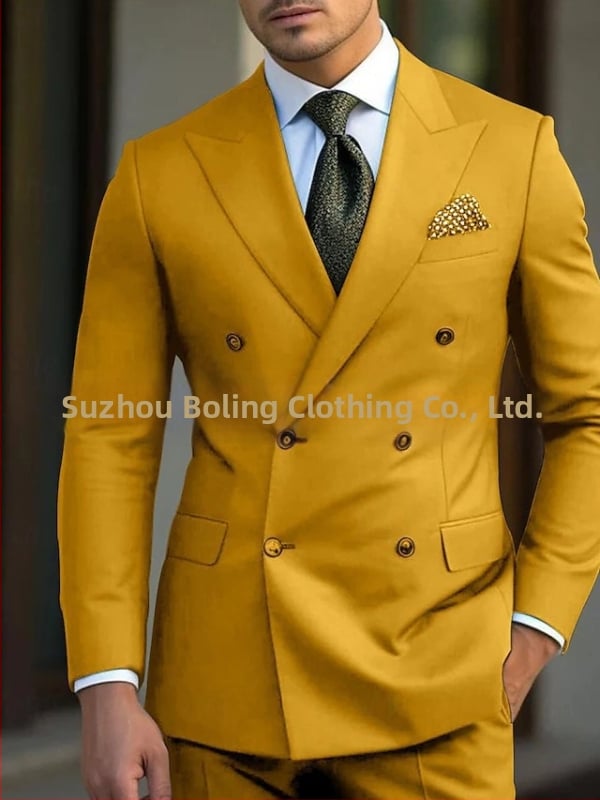 Costum nou Amazon pentru bărbați, costum casual de afaceri, costum pentru bărbați, rochie din două piese, costum de bal pentru cină