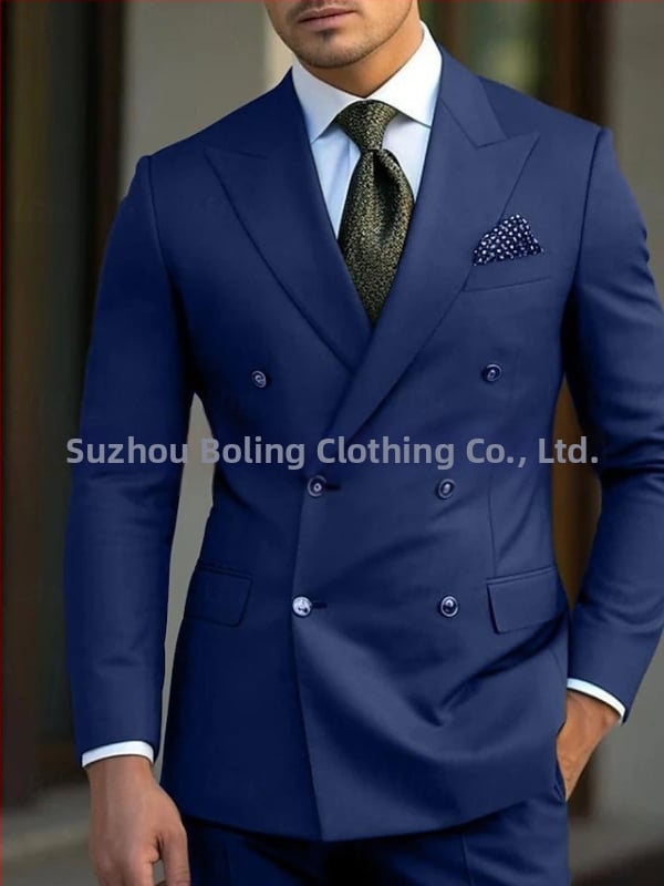 Costum nou Amazon pentru bărbați, costum casual de afaceri, costum pentru bărbați, rochie din două piese, costum de bal pentru cină