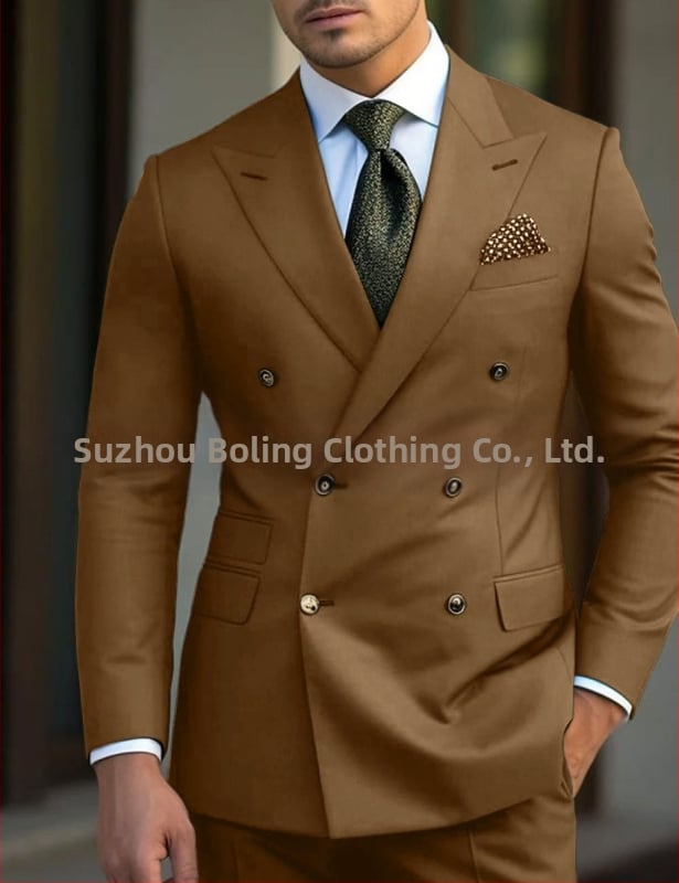 Costum nou Amazon pentru bărbați, costum casual de afaceri, costum pentru bărbați, rochie din două piese, costum de bal pentru cină