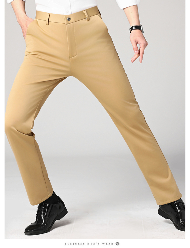 Pánske nežehlivé nohavice Čierne letné rovné Slim fit Sivé Profesionálne šaty Kráľovská modrá Obchodné tmavomodré nohavice