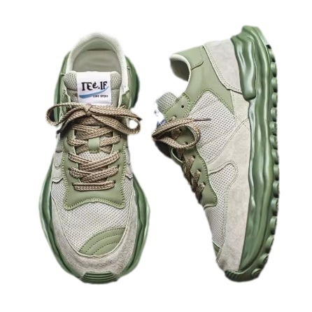 „Forrest Gump“ vyriški batai, pavasariniai, tinkliniai, sportiniai, laisvalaikio, bėgimo padangos, storas padas, padidėjęs jaunimas, universalūs, tėčio madingi batai vyrams