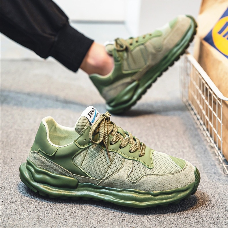 „Forrest Gump“ vyriški batai, pavasariniai, tinkliniai, sportiniai, laisvalaikio, bėgimo padangos, storas padas, padidėjęs jaunimas, universalūs, tėčio madingi batai vyrams