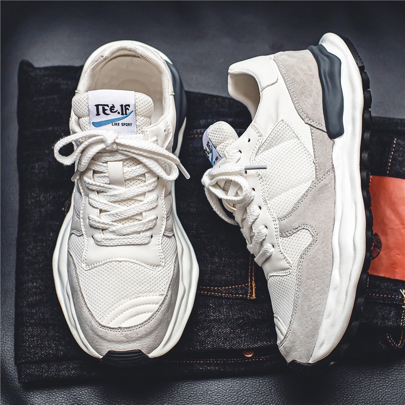 „Forrest Gump“ vyriški batai, pavasariniai, tinkliniai, sportiniai, laisvalaikio, bėgimo padangos, storas padas, padidėjęs jaunimas, universalūs, tėčio madingi batai vyrams