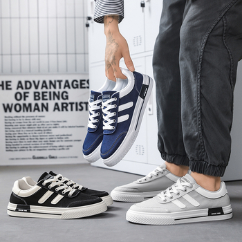 Audekla vīriešu apavi 2025. gada jauni pavasara un vasaras sporta ikdienas plakanie apavi, elpojoši, veci Pekinas auduma apavi, universāli ikdienas apavi