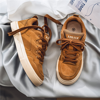 Pantofi bărbătești Explosions toamna și iarna noi pentru tineret american retro sport agrement fund gros antiderapant crescut Xu Heng 6 sezoane