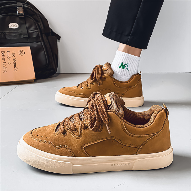 Pantofi bărbătești Explosions toamna și iarna noi pentru tineret american retro sport agrement fund gros antiderapant crescut Xu Heng 6 sezoane