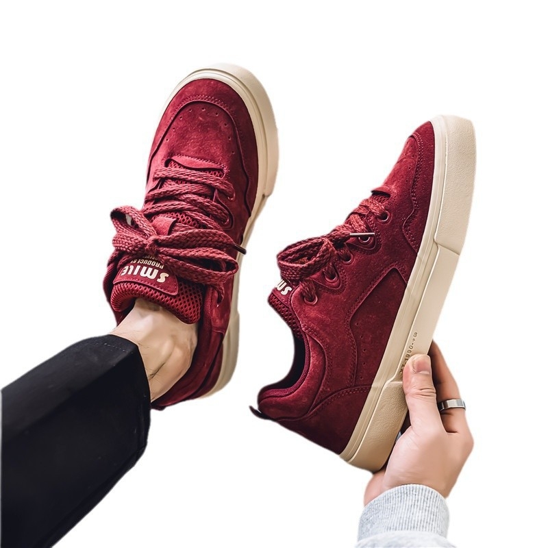 Pantofi bărbătești Explosions toamna și iarna noi pentru tineret american retro sport agrement fund gros antiderapant crescut Xu Heng 6 sezoane